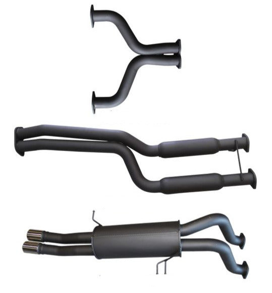 Manta | 2.5" Cat Back Exhaust System with Hotdog/Muffler | Ford Falcon BA BF V8 RTV Ute 2002–2008