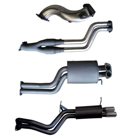 Manta | Twin 2.5″ Turbo Back Exhaust System | Ford Falcon FG XR6 Turbo G6E Turbo FPV F6 Sedan 4.0L 2008–2016