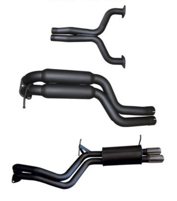 Manta | Twin 2.5″ Cat Back Exhaust System with Hotdog Muffler | Ford Falcon FG XR8 5.4L V8 Sedan 2008–2010