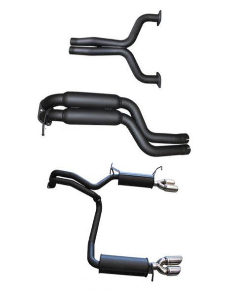 Manta | Twin 2.5″ Cat Back Exhaust System with Hotdog & Muffler | Ford Falcon FG GT 5.0L V8 Sedan 2010–2016