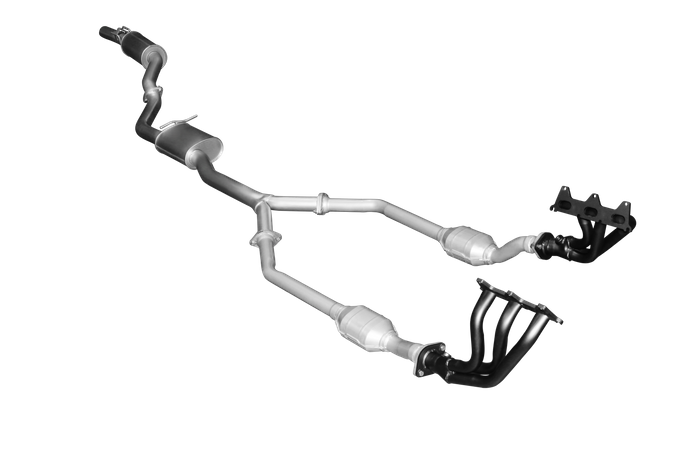 Manta | 3″ Full Exhaust System with Extractors Muffler/Muffler | Holden Commodore VZ 3.6L V6 Sedan 2004–2006