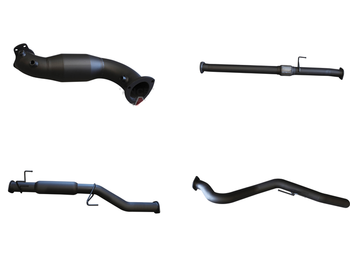 Manta | 3" Turbo Back Exhaust with Cat & Hotdog | Holden Colorado RG 2.8L Ute 2016–2020 (DPF)