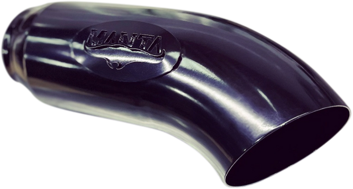 Manta | 3″ DPF Back Exhaust without Mufflers Black 4″ Tip | Toyota Landcruiser 300 Series V6 3.3L TTD Wagon 2021–2025