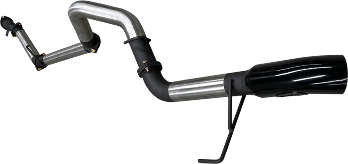 Manta | 3″ DPF Back Exhaust without Mufflers Black 4″ Tip | Toyota Landcruiser 300 Series V6 3.3L TTD Wagon 2021–2025