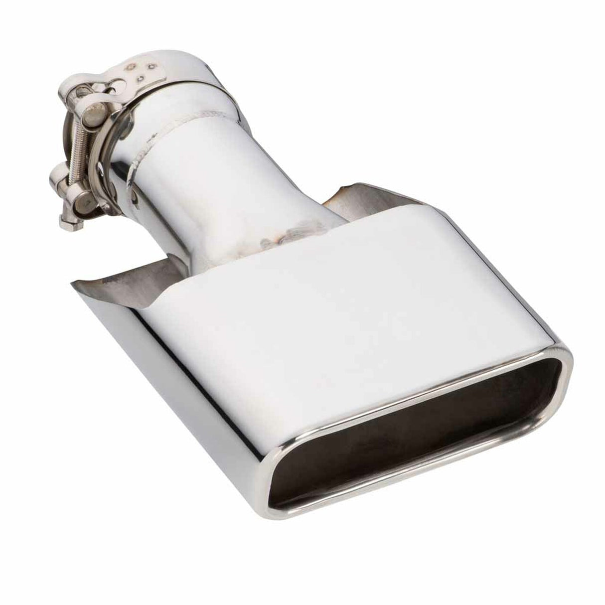 Exhaust Tip - 2.25 Inch Inlet to suit XA XB Ford Falcon (Rolled Edge - Angle Cut - 304 Stainless Steel)