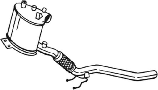 Diesel Particulate Filter - VW Tiguan 2.0L 05/06 to 09/16 5N0254700MX 920063 (Bosal)