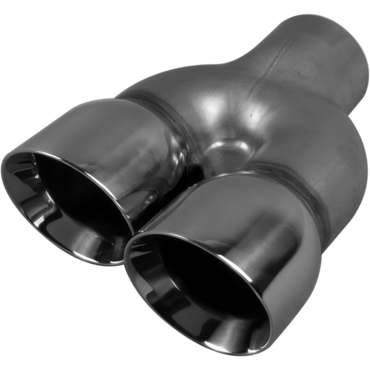 Y Piece Exhaust Tip - 2 1/4" Inch (In) 3" Inch (Out)