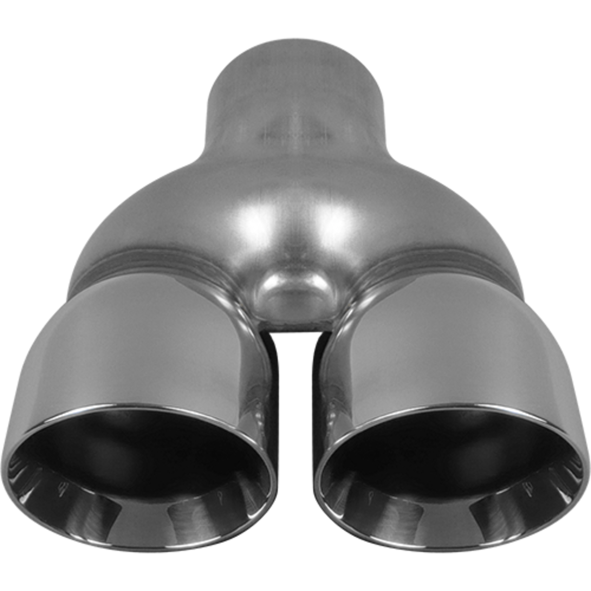 Y Piece Exhaust Tip - 2 1/4" Inch (In) 3" Inch (Out)