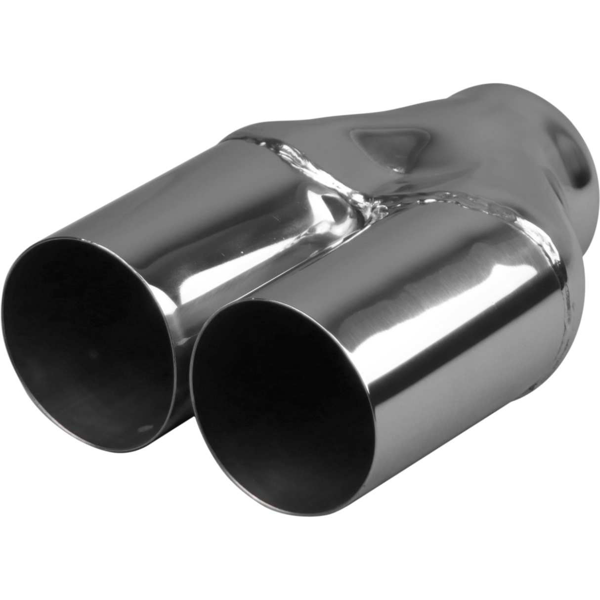 Y Piece Exhaust Tip - 2 1/4" Inch (In) 3" Inch (Out)