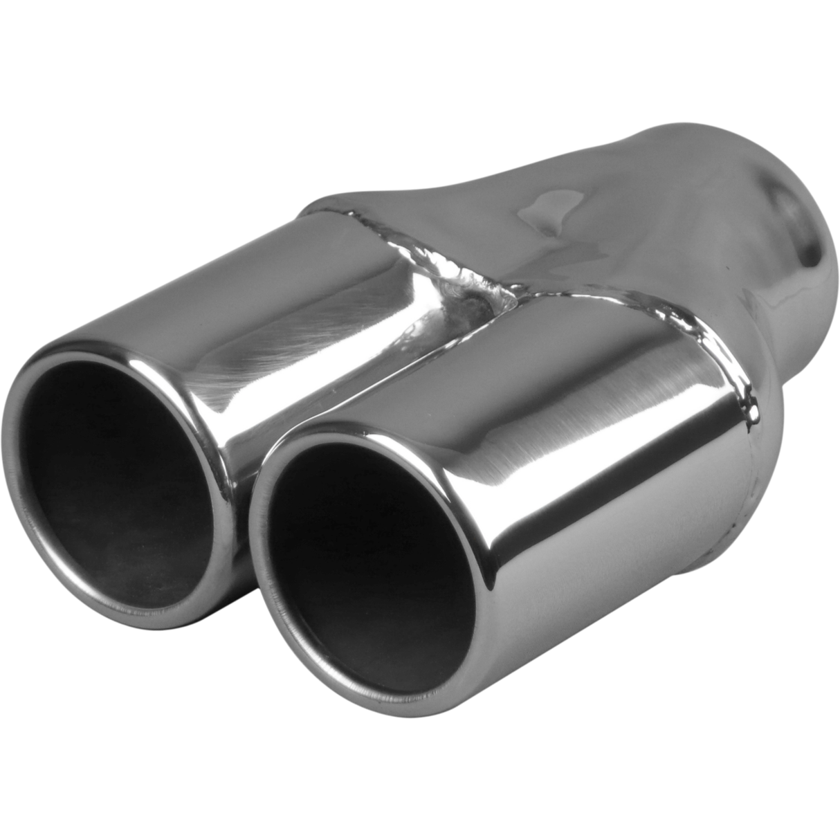 Y Piece Exhaust Tip - 2 1/4" Inch (In) 3" Inch (Out)