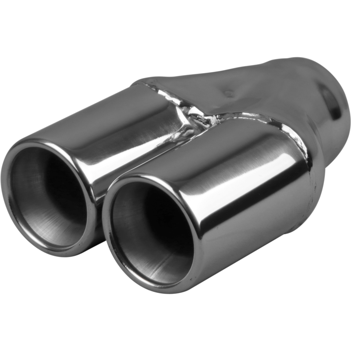 Y Piece Exhaust Tip - 2" Inch - 3" Inch (Expandable) 3" Inch (Out)