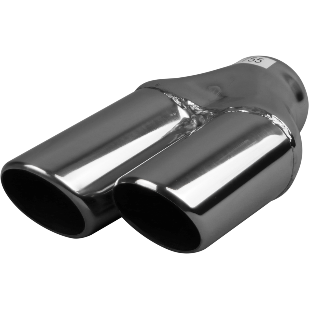 Y Piece Exhaust Tip - 2" Inch - 3" Inch (Expandable) 3" Inch (Out)