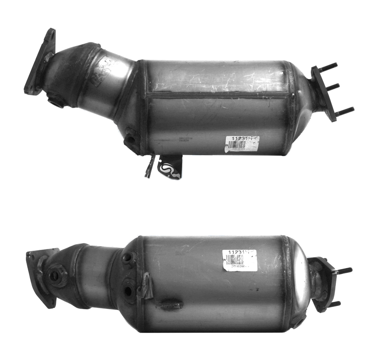 DPF/CAT Kit for Ford Focus LV, LW 2.0L TDCi  – Euromax Diesel Particulate Filter