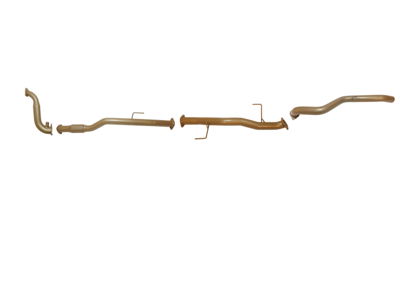 King Brown - Holden Colorado RG 2.8L TD 2012 to September 2016 (without DPF/Air Purifier) - Single 3" with Centre Pipe Only Kit