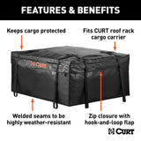 CURT - Weather-Resistant Vinyl Cargo Bag (96cm x 86cm x 46cm)