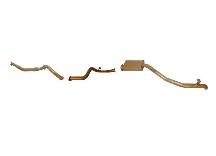 King Brown - Toyota Landcruiser 70/79 Series V8 4.5L Single Turbo Ute March 2007 to August 2016 (without DPF/Air Purifier) - Single 3" with Rear Muffler.