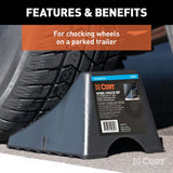 CURT - Wheel Chock Set (Up To 17" Wide Wheels)