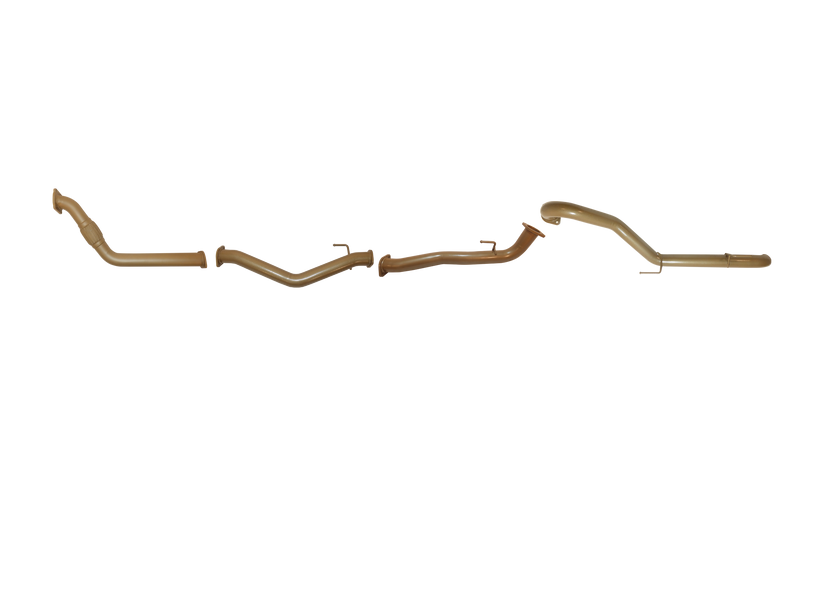 King Brown - Toyota Landcruiser 100 Series 6 Cyl 4.2L Factory Turbo Diesel 1998/2008 - Single 3" Centre Pipe Only Option Kit  ***NOTE will not fit 105 Series***