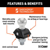 CURT - Rockerball - ShockDrop 50mm Towball
