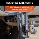 CURT - Rebellion XD Tongue And Hitch Lock Set