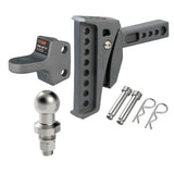 CURT - Rebellion XD ShockDrop Ball Mount (50mm Tow Ball Kit)