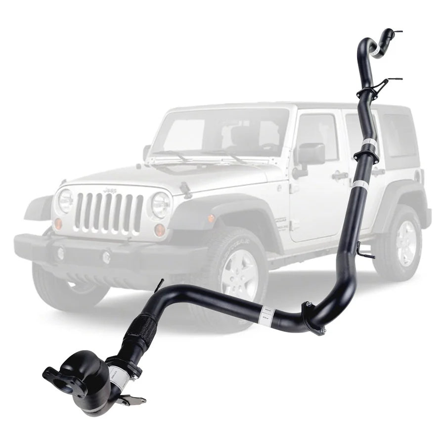 ESA 4X4 - Jeep Wrangler JK (2007-2010) 2.8L CRD 3 Inch Turbo Back Exhaust