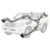 ESA 4X4 - Toyota Landcruiser 200 Series V8 Wagon Twin 3 Inch Into 4 Inch Turbo Back Exhaust