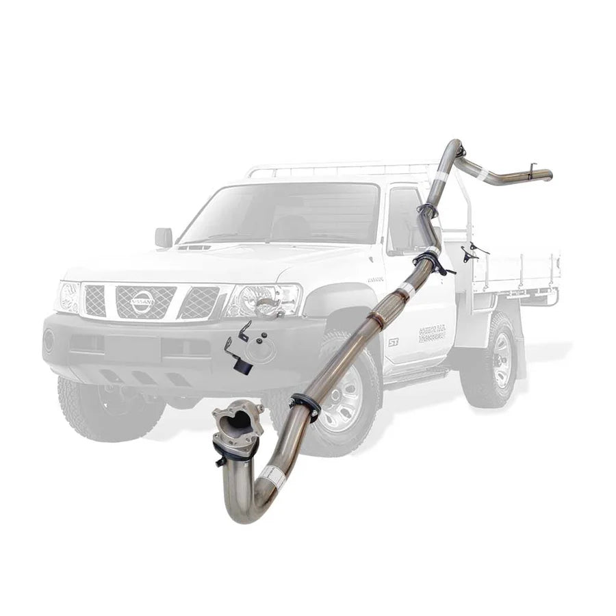 ESA 4X4 - Nissan Patrol Y61 GU 4.2L TD42 Ute 3 Inch Turbo Back Exhaust Cast Dump