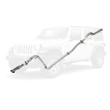 ESA 4X4 - Jeep Wrangler JK (2010-2015) 2.8L Diesel 3" Turbo Back Exhaust