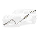 ESA 4X4 - Jeep Wrangler JK (2010-2015) 2.8L Diesel 3" Turbo Back Exhaust
