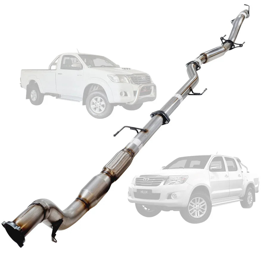 ESA 4X4 - Toyota Hilux KUN 3.0L 1KD-FTV D4D (2005-2015) 3 Inch Turbo Back Exhaust