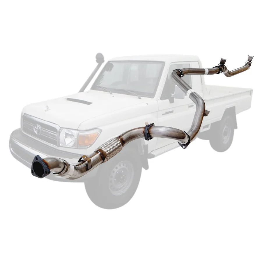 ESA 4X4 - Toyota Landcruiser 79 Series VDJ79R V8 S Cab Ute 3 Inch Turbo Back Exhaust