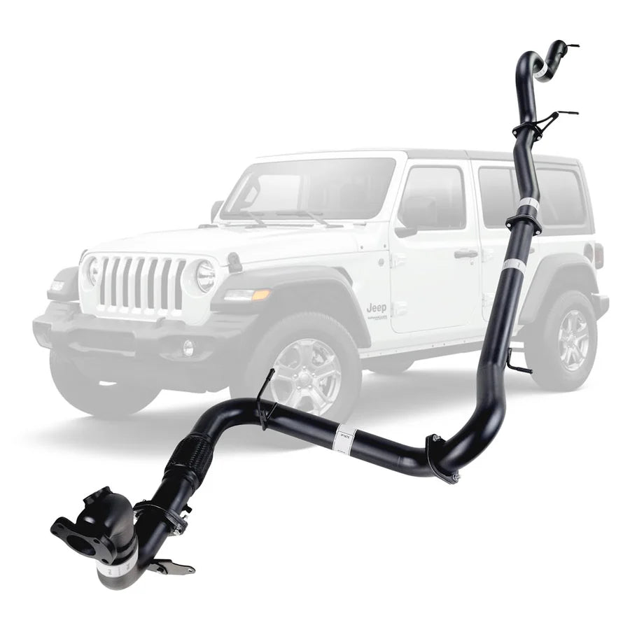 ESA 4X4 - Jeep Wrangler JK (2010-2015) 2.8L Diesel 3" Turbo Back Exhaust
