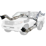 ESA 4X4 - Toyota Landcruiser 200 Series V8 Wagon Twin 3 Inch Into 4 Inch Turbo Back Exhaust