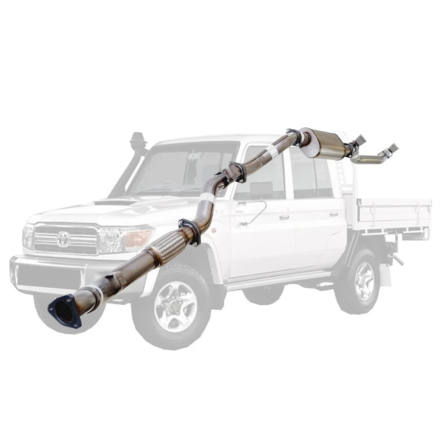 ESA 4X4 - Toyota Landcruiser 79 Series VDJ79R V8 D Cab Ute 3 Inch Turbo Back Exhaust