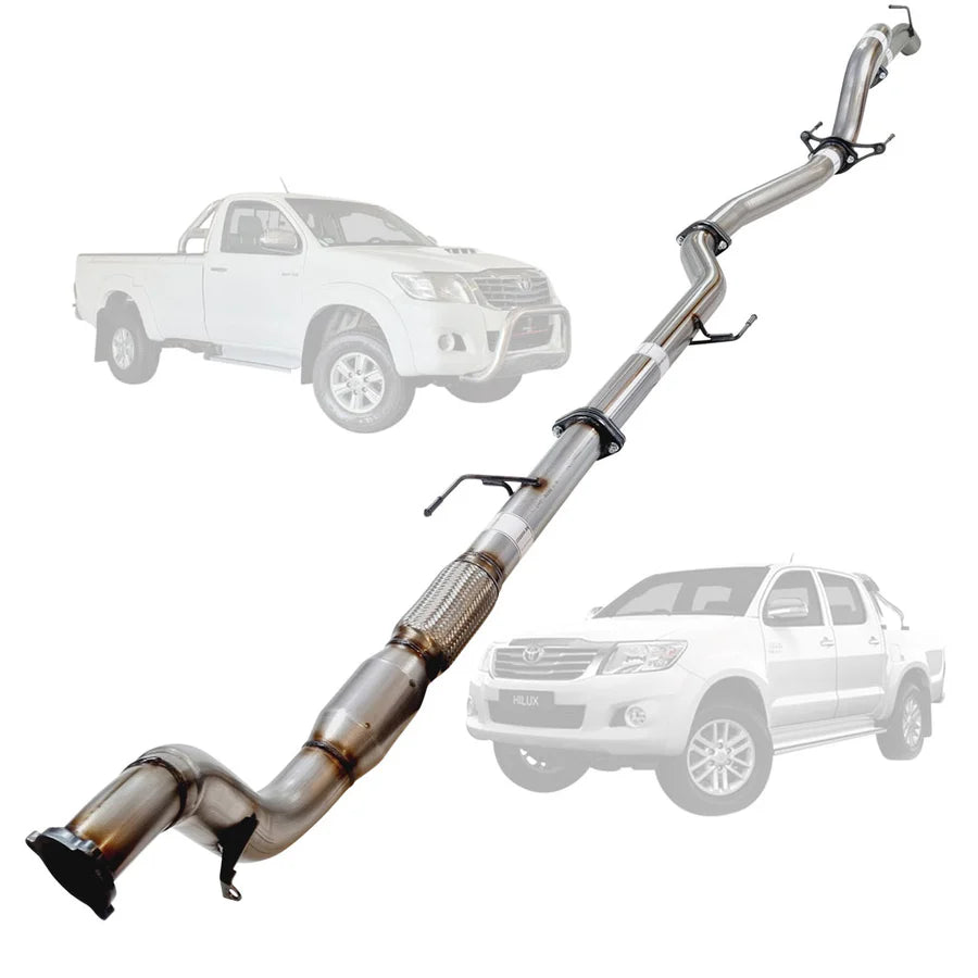 ESA 4X4 - Toyota Hilux KUN 3.0L 1KD-FTV D4D (2005-2015) 3 Inch Turbo Back Exhaust