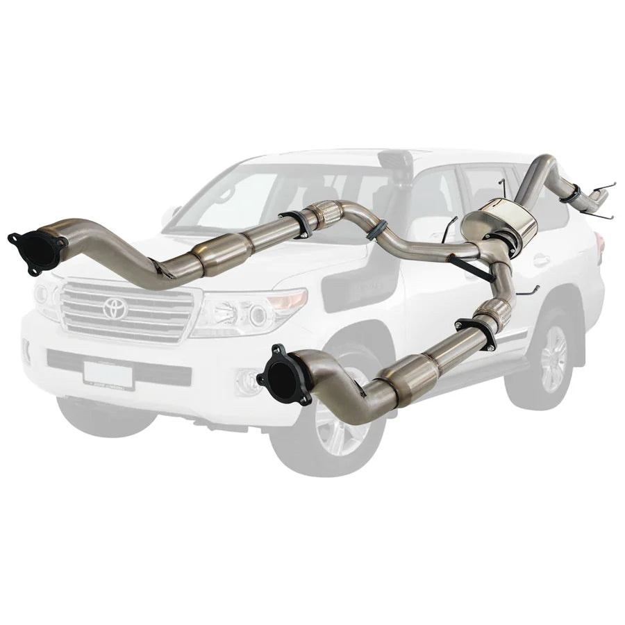 ESA 4X4 - Toyota Landcruiser 200 Series V8 Wagon Twin 3 Inch Into 4 Inch Turbo Back Exhaust