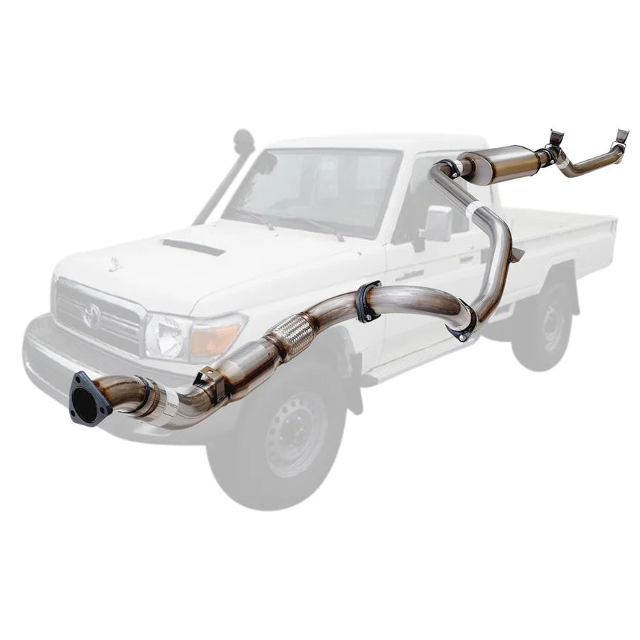 ESA 4X4 - Toyota Landcruiser 79 Series VDJ79R V8 S Cab Ute 3 Inch Turbo Back Exhaust