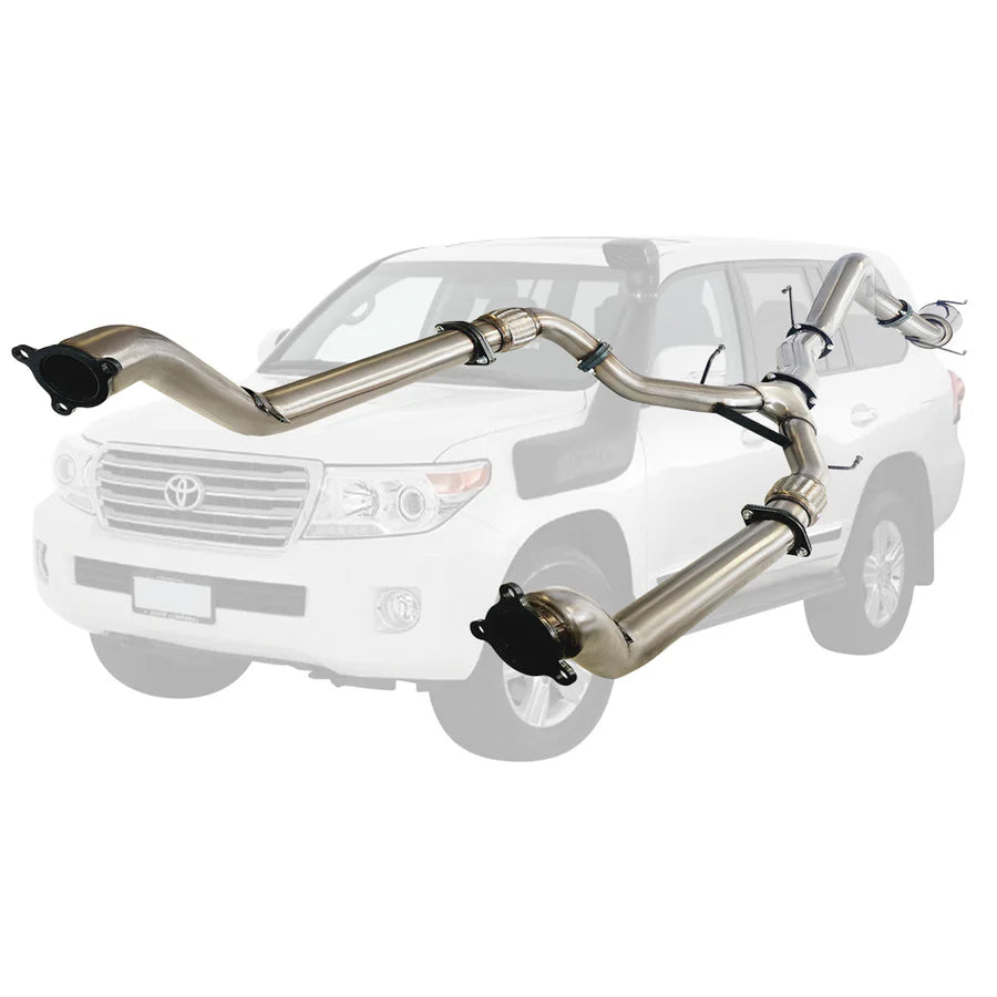 ESA 4X4 - Toyota Landcruiser 200 Series V8 Wagon Twin 3 Inch Into 4 Inch Turbo Back Exhaust