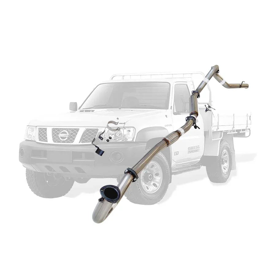 ESA 4X4 - Nissan Patrol Y61 GU 4.2L TD42 Ute 3 Inch Dump Pipe Back Exhaust