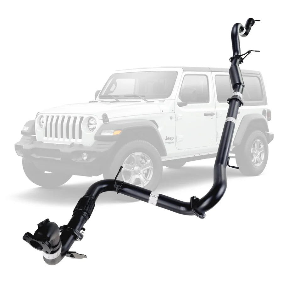 ESA 4X4 - Jeep Wrangler JK (2010-2015) 2.8L Diesel 3" Turbo Back Exhaust