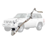 ESA 4X4 - Nissan Patrol Y61 GU TD42 Wagon 3 Inch Dump Pipe Back Exhaust