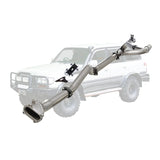 ESA 4X4 - Toyota Landcruiser 80 Series 4.2L 1HD 3 Inch Turbo Back Exhaust with Cast Dump Pipe