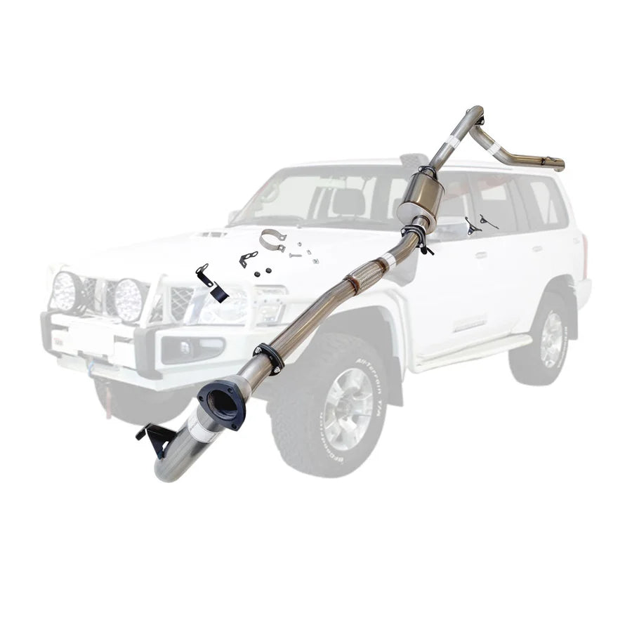 ESA 4X4 - Nissan Patrol Y61 GU 3L ZD30 Wagon 3 Inch Turbo Back Exhaust