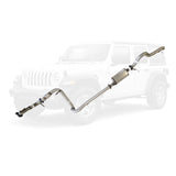 ESA 4X4 - Jeep Wrangler JK (2010-2015) 2.8L Diesel 3" Turbo Back Exhaust