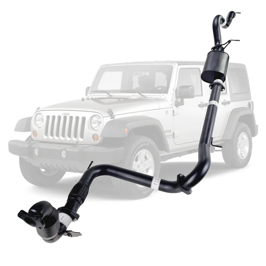 ESA 4X4 - Jeep Wrangler JK (2007-2010) 2.8L CRD 3 Inch Turbo Back Exhaust