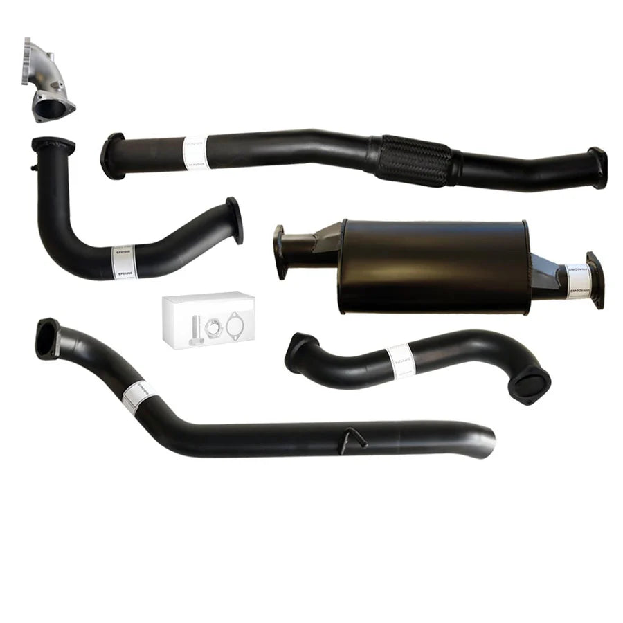 ESA 4X4 - Nissan Patrol Y61 GU TD42 Wagon 3 Inch Turbo Back Exhaust with Stainless Cast Dump Pipe
