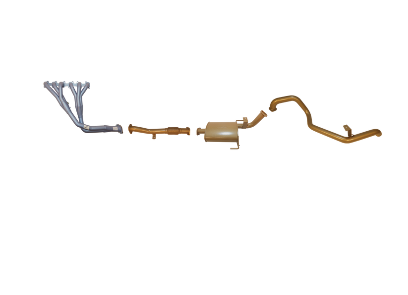 King Brown - Nissan Patrol GQ 4.2L N/A 1987 to 1997 (Short Wheel Base) - Single 2 1/2" with Headers Kit