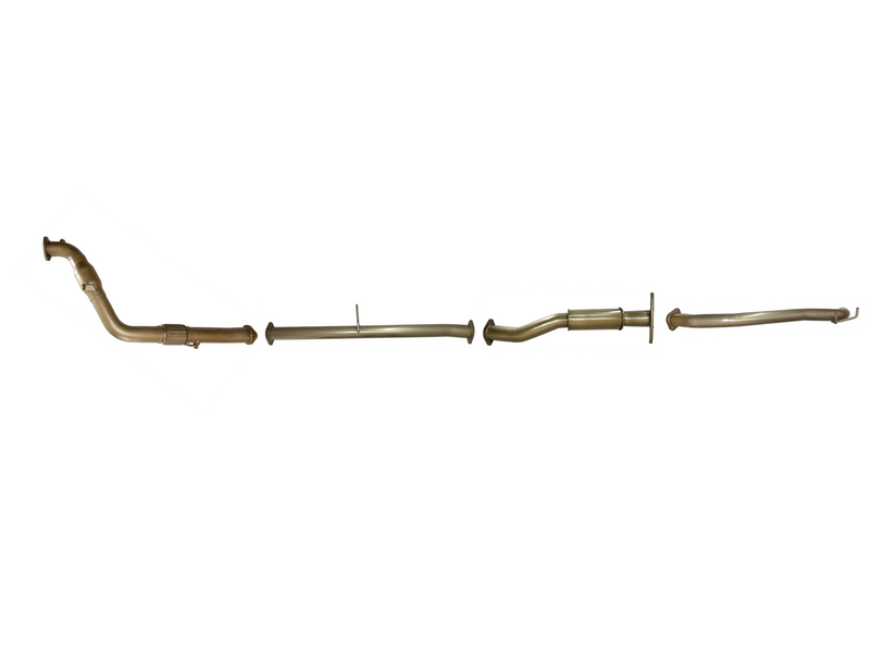 King Brown - Ford Ranger PX 3.2L TD 2011 to 2016 (without DPF/Air Purifier)- Single 3" with Centre Resonator and CAT Kit