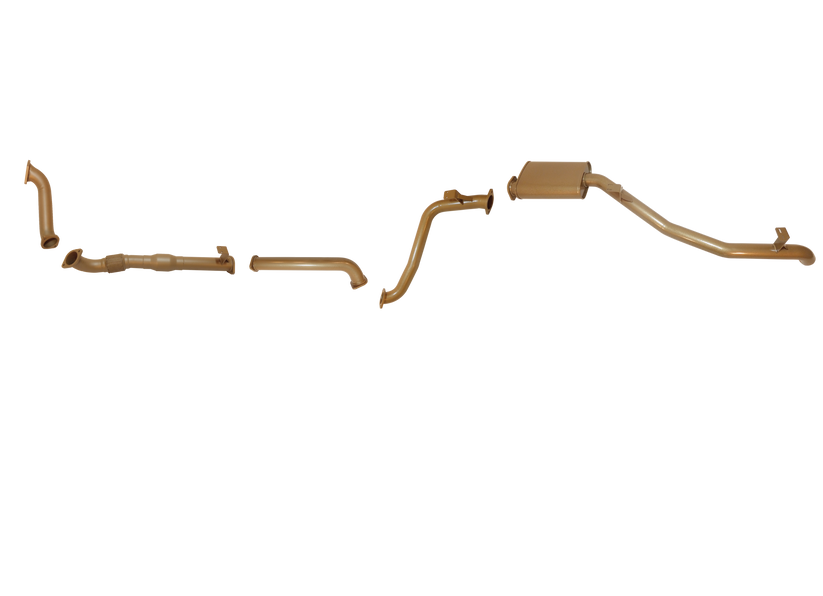 King Brown - Toyota Landcruiser 78 Series 1HDJ 6 Cylinder Turbo Diesel Troopy Aug 2001 to  March 2007 - Single 3" with CAT Kit.